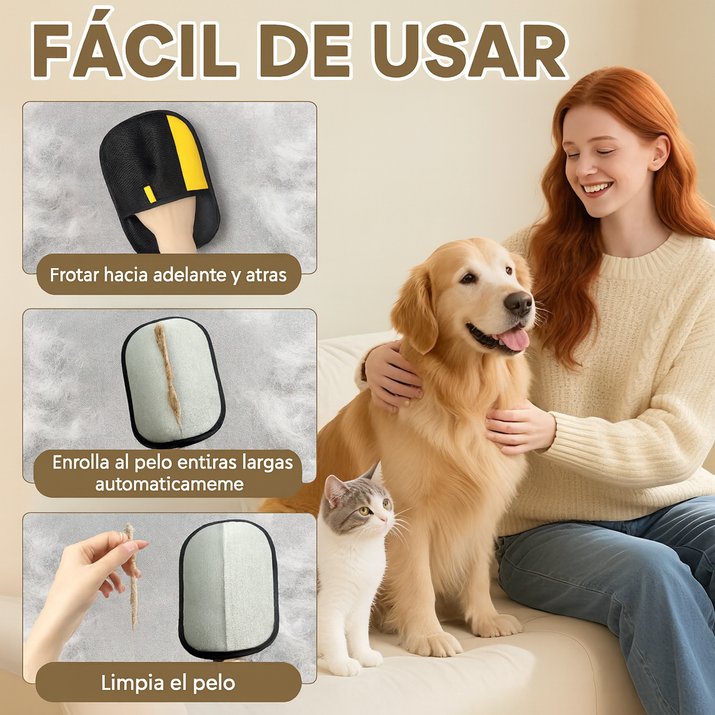 Guantes Multiusos para Eliminar Pelo de Mascotas™